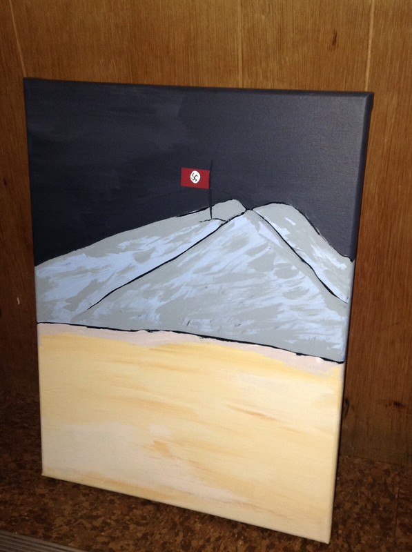 “German Alps” ; Acrylic Painting / Vulgar Art ; 1/of/1 Available