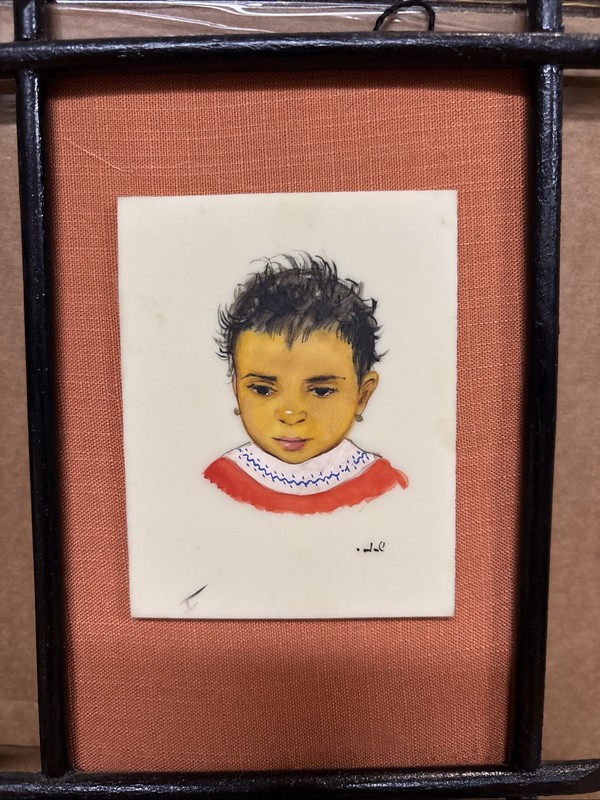 Vintage Four Original Miniature Portraits by Solomon Nogard Amazing Jewish #SS gallery