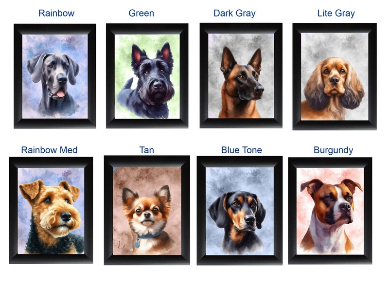 Personalize Your Pet Photo To a Portraits Oil Painting Personalized Style BKGRD gallery