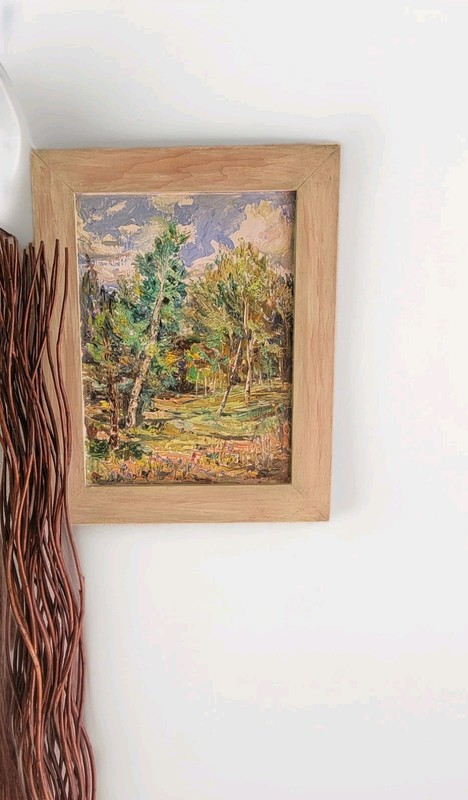 Original Zola Zaugg Oil Painting Circa 1920