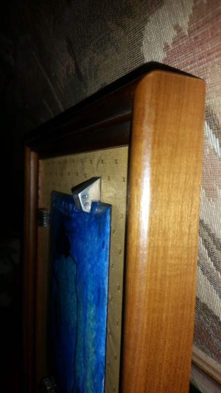 Enamel On Copper Vintage Pablo Picasso Painting Silver Hallmarked Framed C1950 gallery