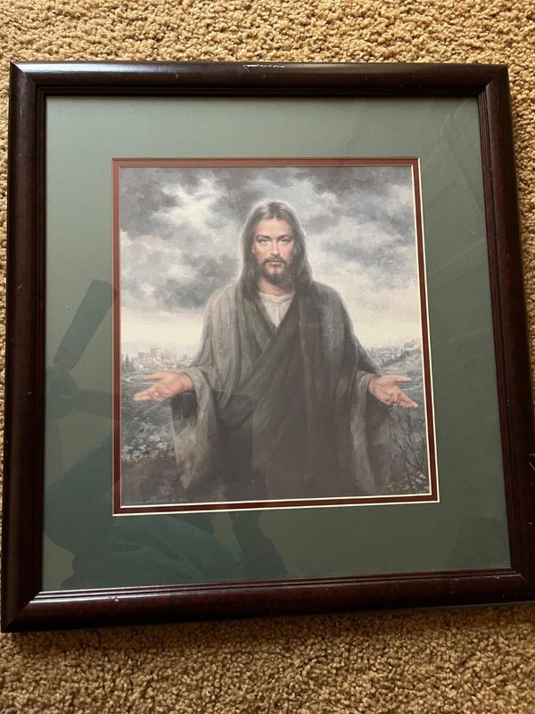 Joseph Wallace King «come Unto Me» framed signed