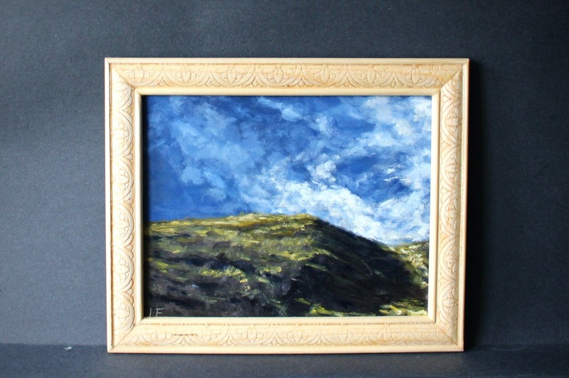 Original oil painting. Oil on board. Signed by artist. 8×10 in. framed