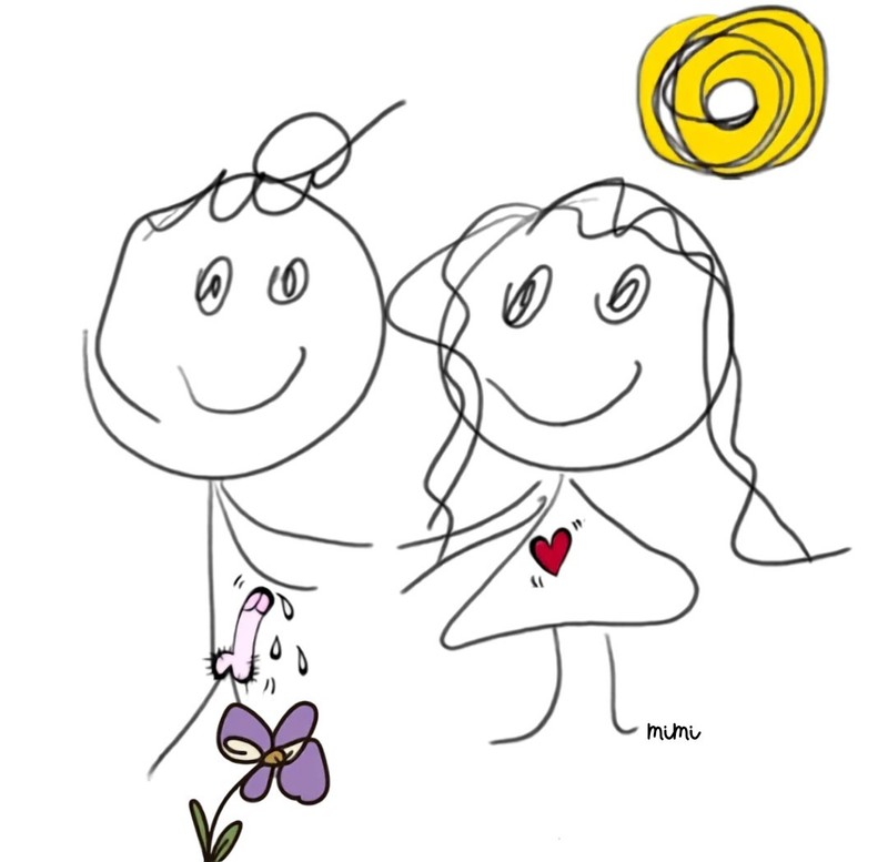 THE COUPLE. – digital art printing –