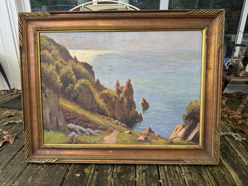 FINN WENNERWALD (1896-1969), “Danish Highlands” Oil On Canvas As Is