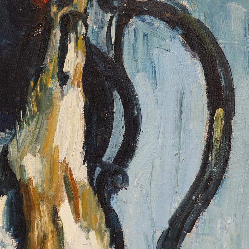 Man Collot (1903-1962) - Mid 20th Century Oil, Still Life with Rabbit gallery