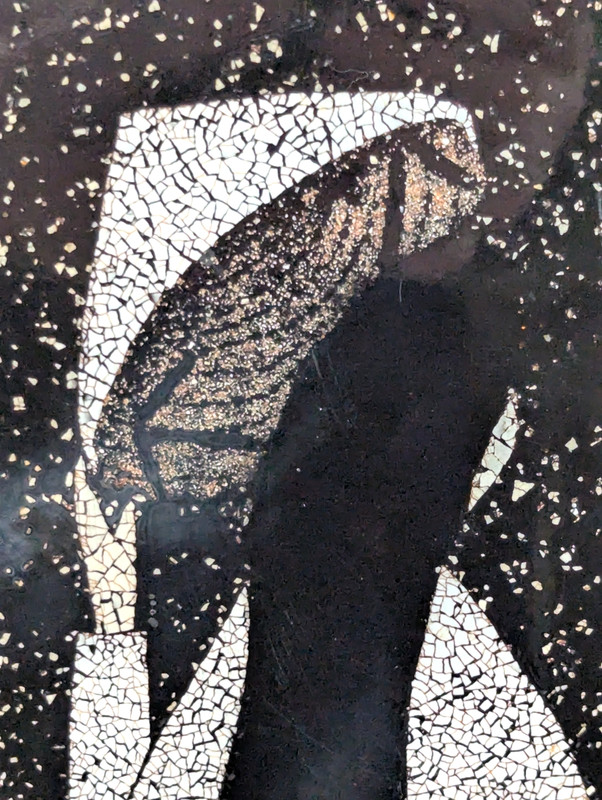 Vietnamese Crushed Eggshell Mosaic Black Lacquer Artwork Wall Hanging 2 Girls gallery