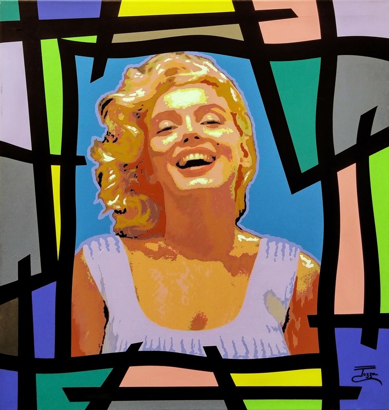JOZZA «MARILYN» 2013 | ORIGINAL PAINTING | 38X36″ | MAKE AN OFFER | OTHERS AVAIL