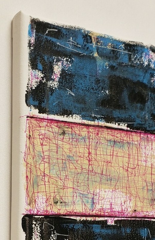 No.958 Original Abstract Modern Minimal Urban Textured Painting By K.A.Davis gallery