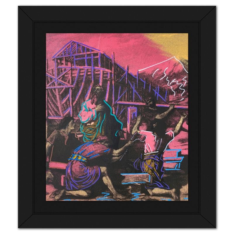 Steve Kaufman (1960-2010), «Noah’s Arc» Framed Mixed Media Art, 13/50