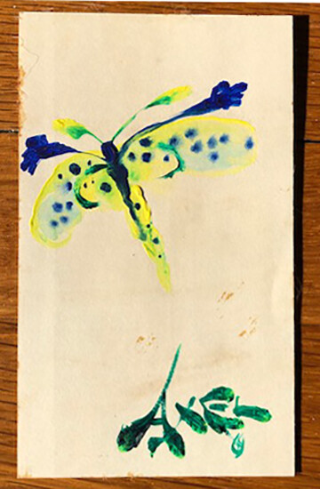 Axel Stocks/Woodstock,NY/NYC/Painting/1969/Butterfly/Dali/Axelizations/Jewelry J