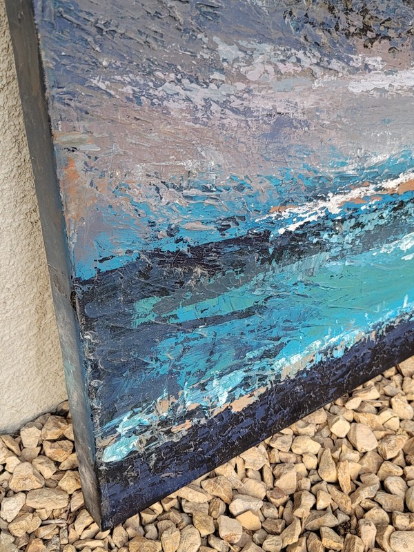 Fabulous Large Original Abstact Landscape/Seascape from Palm Springs gallery