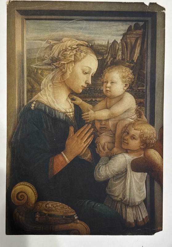 Fra Filippo Lippi- Madina With The Child And Two Angels