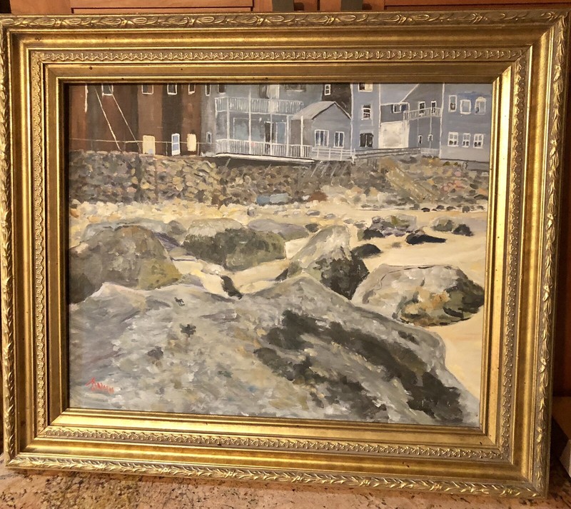 “Gloucester, 1942”. Delphine Dunn, Student Of William Merritt Chase, Listed