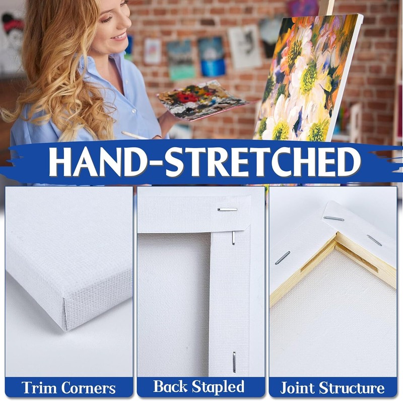 Stretched Canvases Painting Canvas for Acrylics,Oils & Other Painting Media gallery