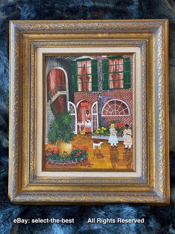RARE Almarie Pittman Little Harmony At Brulatour Courtyard New Orleans * REDUCED