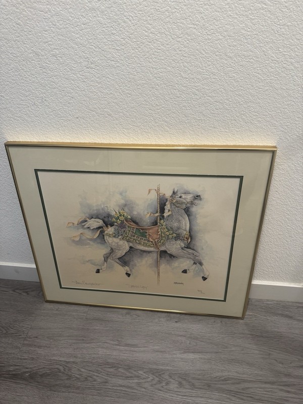 STACEY BAUMGARDNER «SEASONS» SPRING’S LADY» CAROUSEL Limited Edition With COA