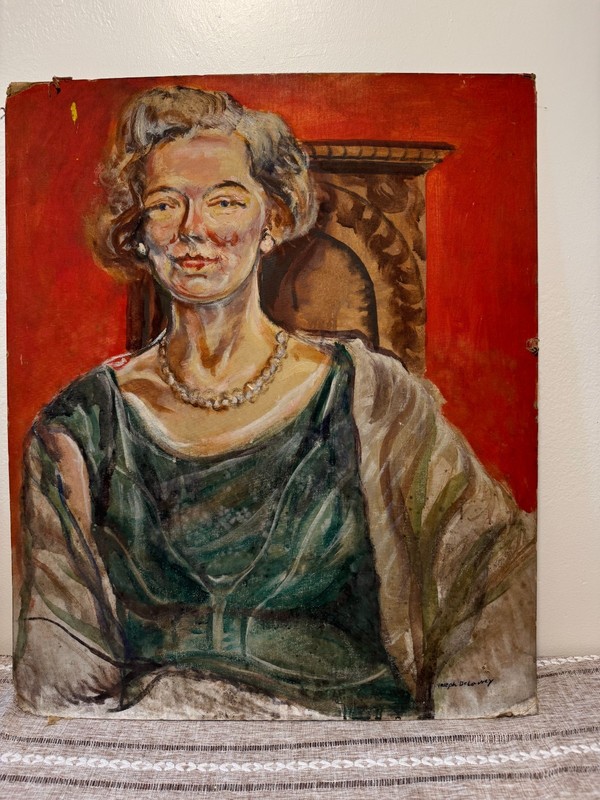 Joseph Delaney Painting Untitled Figure 1950 25 x 30 in Guaranteed w Provenance