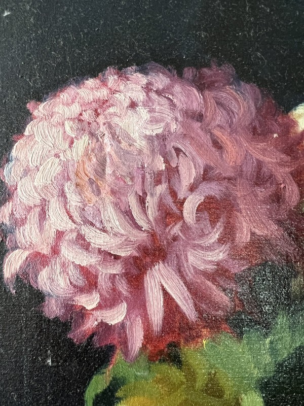 János Zoltan Molnár, Hungarian, Still-life. Oil on canvas, Flowers and fruit gallery