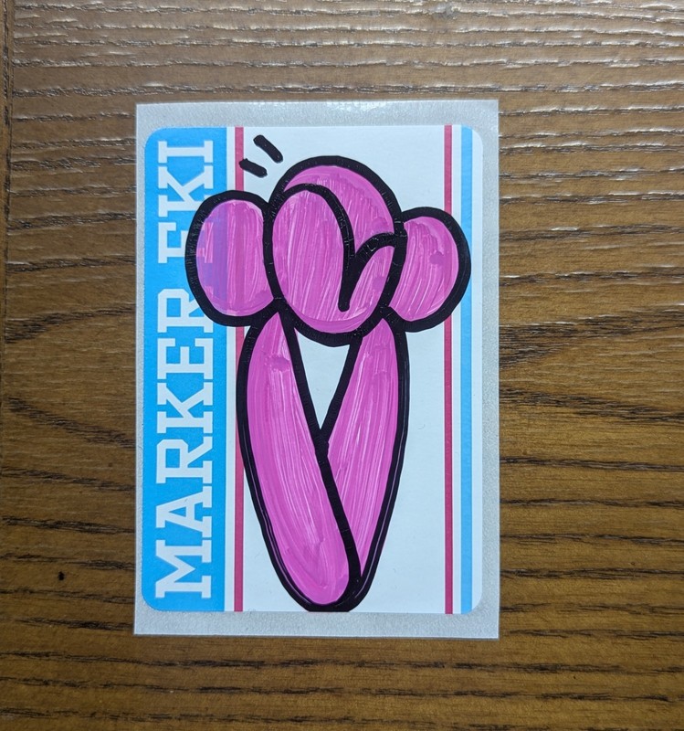 Graffiti Street Art Sticker Hand Made