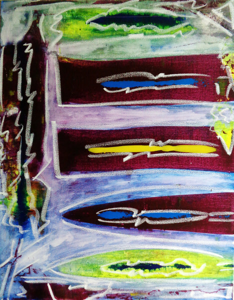 «Abstract #37″ || Original Art by Matthew Zedler || 22 x 28» || $2,750.00