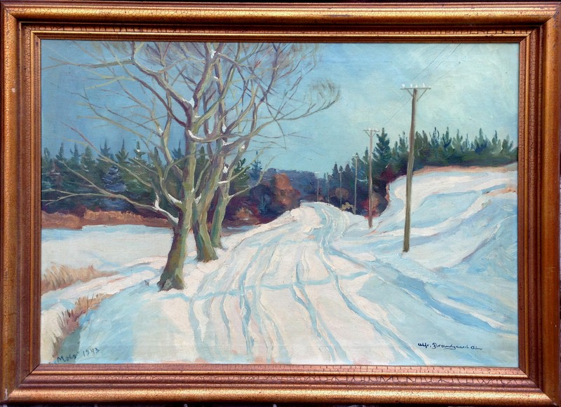 Alfred Brændgaard-Andersen (1901- ?): THROUGH THE SNOW