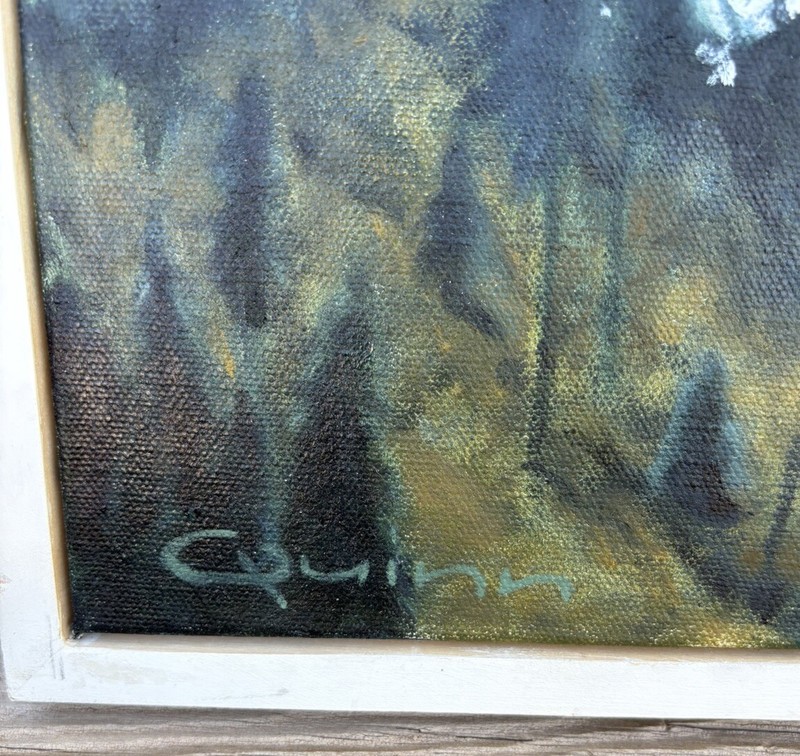 LANDSCAPE ALASKA or CANADA PAINTING ART IMPRESSIONIST BY THOMAS J. QUINN gallery