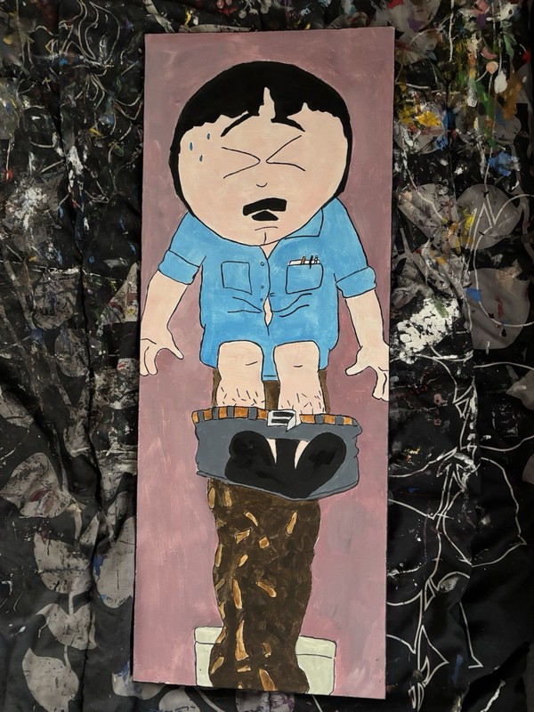 South Park Randy Marsh Record Holder Painting