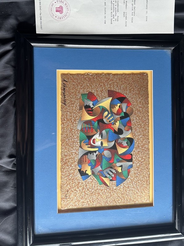 anatole krasnyansky trumpet reception 10×6 ￼Serigraph 190/350 COA