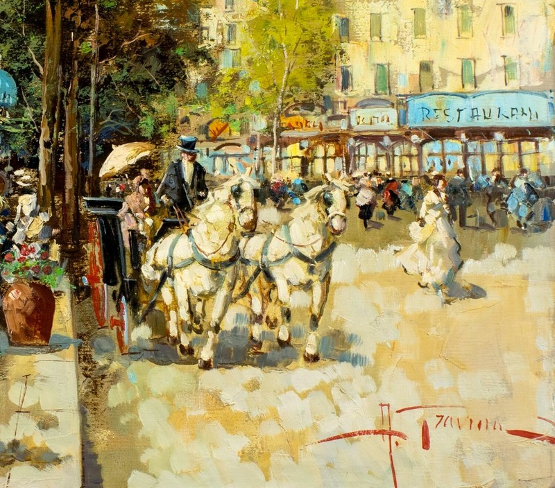 Antonio Gravina (Italy,1934-2011) oil painting 136670 gallery