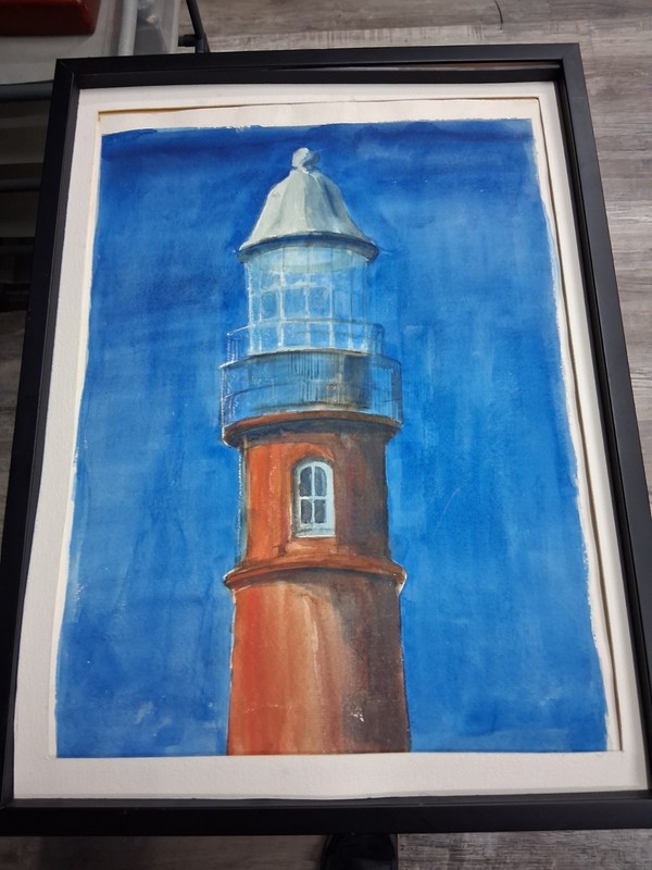 Ponce Inlet Lighthouse Original Water Color