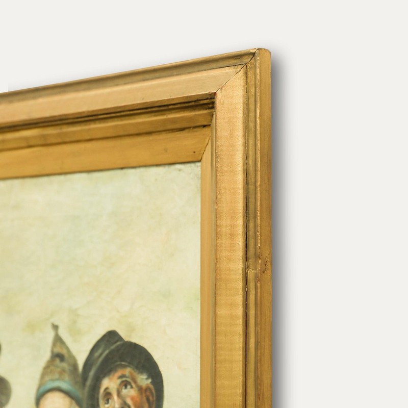 After Vincenzo Busciolano - Framed Late 19th Century Oil, Italian Troubadours gallery