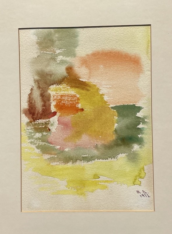 M D 1972 Mid Century Abstract Washes Of Colors gallery