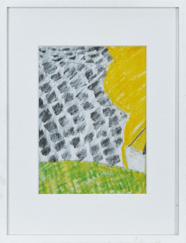 Samiro Yunoki » Izu House » Pastel Pencil Painting Size H 15.5 x W 11.8 in