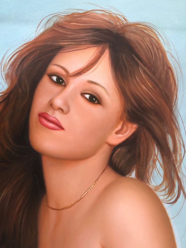 Nude,Original Oil Painting by P. Hays,61 x 91 cm gallery