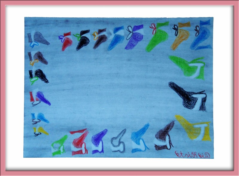 «The Box 2 – Look Again» / Framed Drawing / Drawing