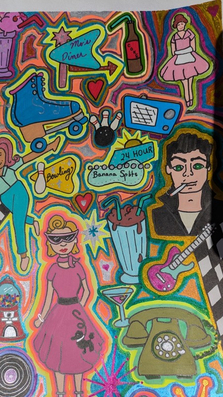 "Neon Nostalgia" Retro Americana, Bowling, Pin Up Poodle Skirt Classic Car Diner gallery