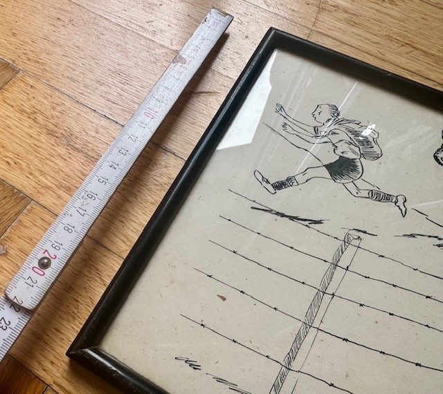 Original Ink Drawing 1915 Plate Camera Realism Painting 23x33cm gallery
