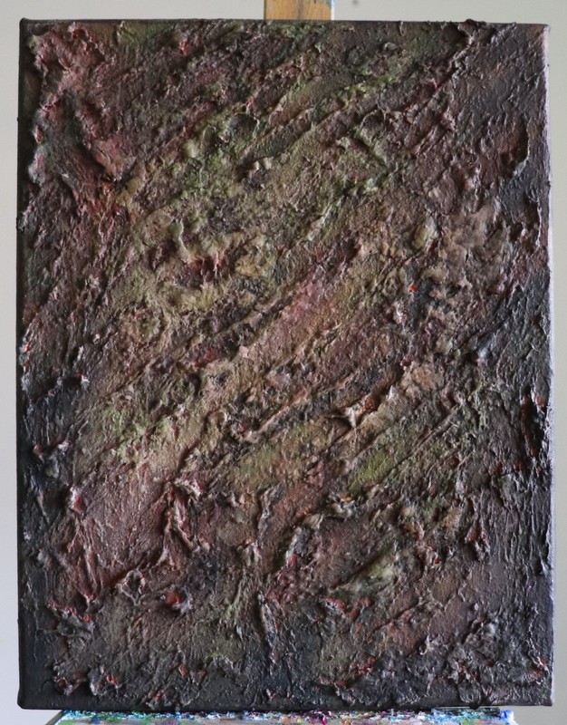 Textured Abstract Painting 11x14 | Wabi Sabi Wall Art | Raw, earthy, and deeply gallery