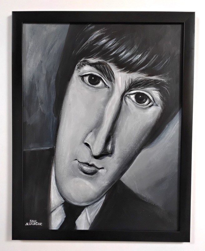 Beatles Paintings Original Art By Paul Alexander 11x14 Lennon McCartney Harrison gallery