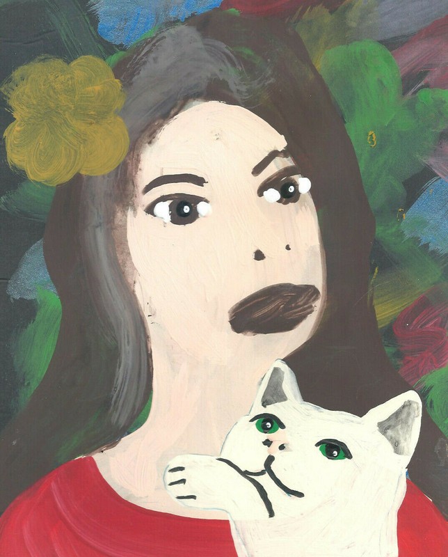 Hailey with Comet by William Mayer new york artist surreal impressionist