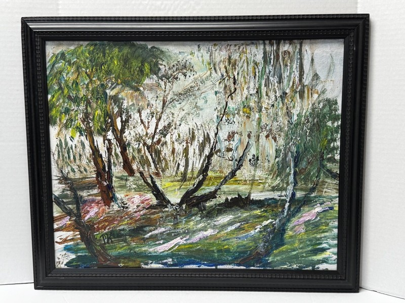 Original Oil on Canvas "Springtime in Florida Swamp" Patricia O Ketteringham gallery