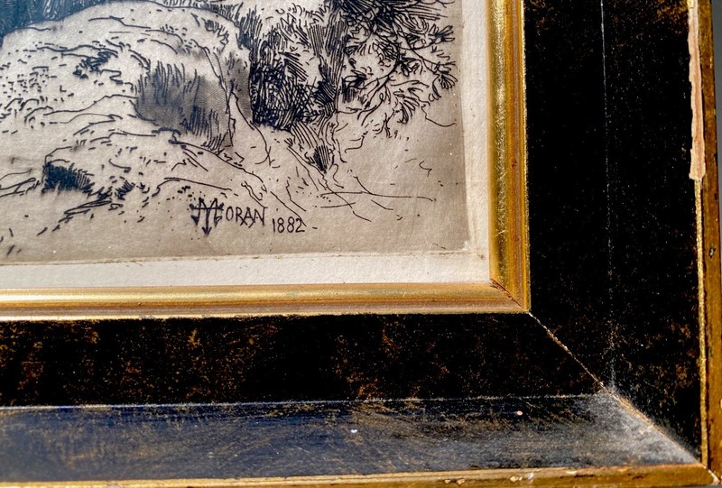 America's Artist THOMAS MORAN - First Edition/Most Important Etching: “Glencoe” gallery