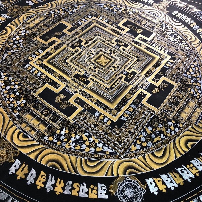 Kalachakra Mandala, Wheel of Time Mandala Thangka Art - Dalai Lama gallery