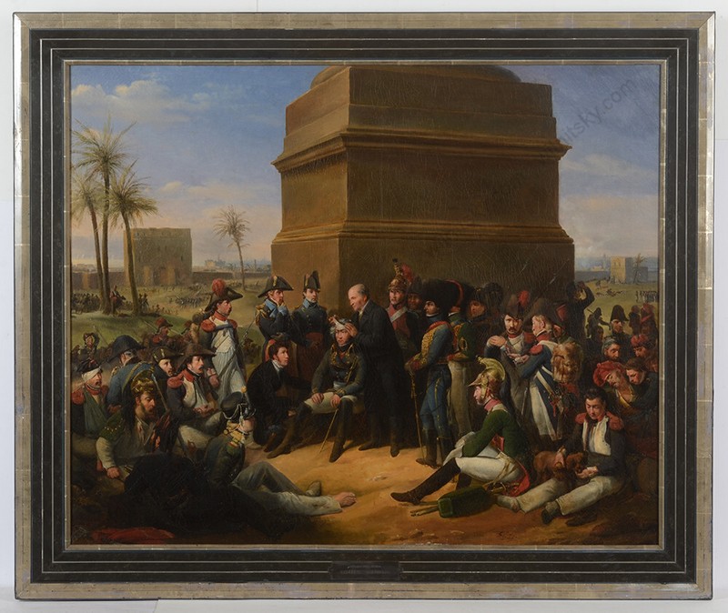 Jean-Louis Gudin (1799-1823) «Dr. Dubois and wounded General Kléber», rediscover