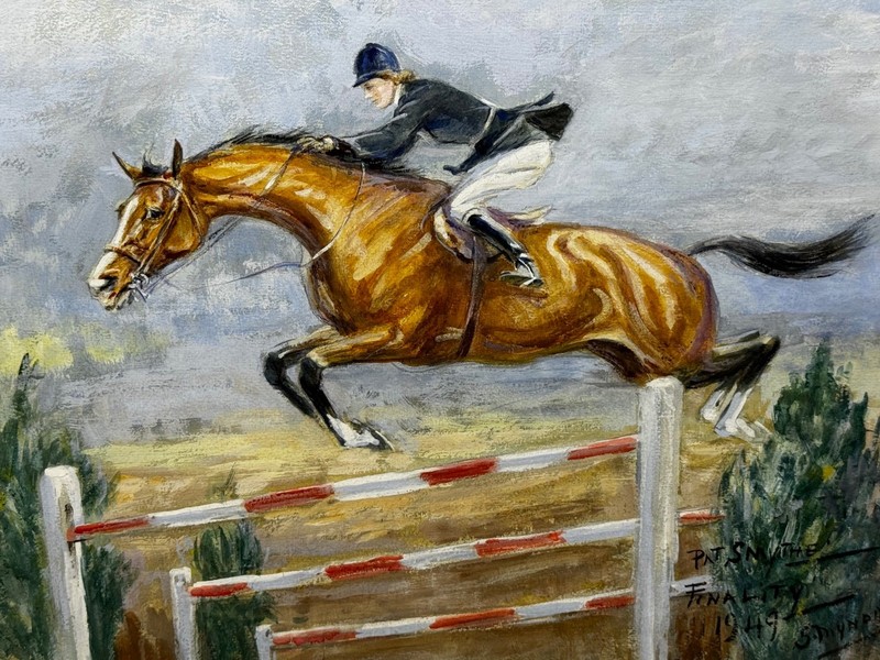 Pat Smythe and Finality Winner of the Leading Showjumper Year Show 1949 gallery