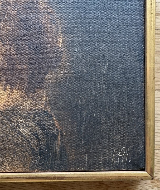 JOHN PAUL JONES Original Signed California Modernist Vintage Oil Painting 1960 gallery