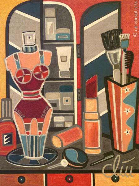 JACQUELINE DITT – Perfect Beauty 2001 Painting Perfume Flacon
