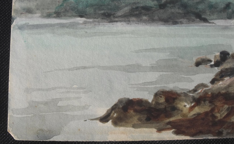Norman Wilkinson - Watercolour Painting - St. Agnes Engine House, Cornwall. gallery