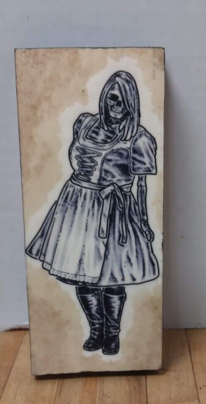 Custom Made 8 x 4 Vintage Style Ink Illustrations – Oktoberfest Woman
